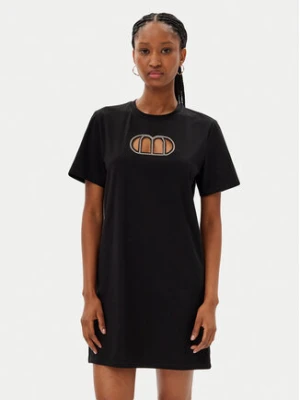 MET Sukienka codzienna M10 306AB Czarny Slim Fit