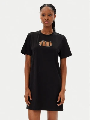 MET Sukienka codzienna M10 306AB Czarny Slim Fit