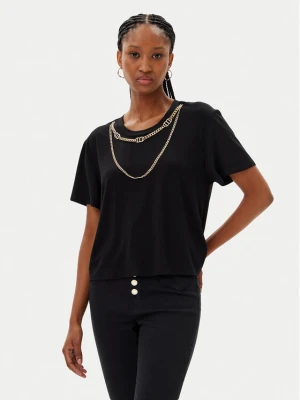 MET T-Shirt M10 262TP Czarny Regular Fit