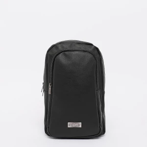 SNIPES Metal Badge Basic Logo Fake Leather Sling Bag uniseks Torby naramienne czarny rozmiar Akcesoria