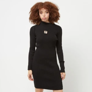 Metal OG Rib Knit Turtle Neck Dress, markiKarl Kani, Sukienki i spódnice, w kolorze czarny, rozmiar: