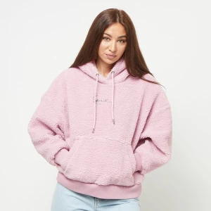 Metal Signature Teddy Oversized Hoodie, markiKarl Kani, Bluzy, w kolorze różowy, rozmiar: