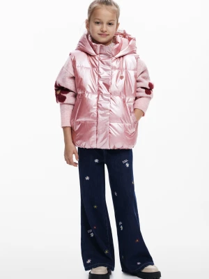 Metalizowana kamizelka pikowana Desigual