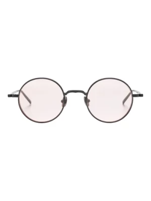 Metalowa Okrągła Rama Różowe Okulary Przeciwsłoneczne Matsuda