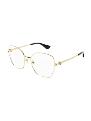 Metalowe okulary optyczne dla kobiet Cartier