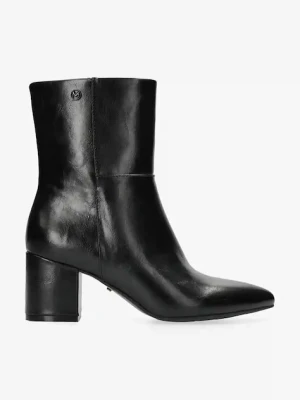 Mexx botki PAM MILA damskie kolor czarny na słupku lekko ocieplone MI001700453W