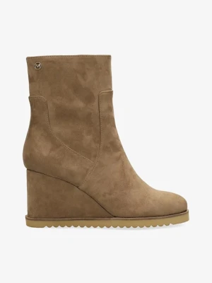 Mexx botki SAFIA RAFT damskie kolor brązowy na koturnie MI001704453W
