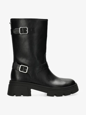 Mexx botki SUMATRA RIVER damskie kolor czarny na płaskim obcasie MI001705753W-01