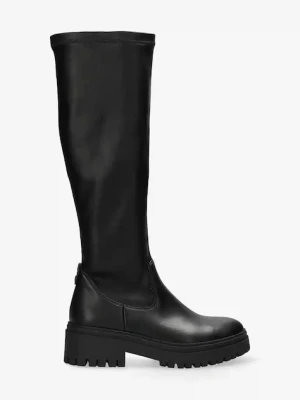 Mexx kozaki PHAEDRE KETO damskie kolor czarny na płaskim obcasie MI001803753W