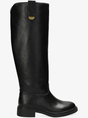 Mexx kozaki SONYA RESPECT damskie kolor czarny na płaskim obcasie MI001801853W