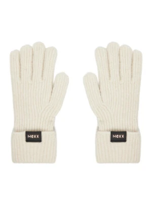 MEXX Rękawiczki CEO-MEXX-W6-001-AW25 Écru