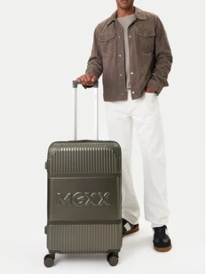 MEXX Walizka średnia CEO-MEXX-037-M-SILVER Srebrny