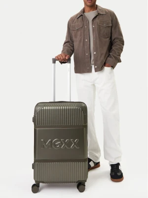MEXX Walizka średnia CEO-MEXX-037-M-SILVER Srebrny