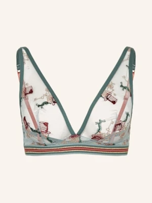 Mey Biustonosz Trójkątny Z Kolekcji Poetry Zap Zarapp Z Błyszczącą Przędzą gruen