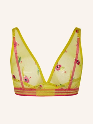 Mey Biustonosz Trójkątny Z Serii Poetry Flash Z Błyszczącą Przędzą orange