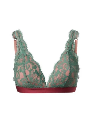 Mey Damski biustonosz z trójkątnymi miseczkami Kobiety zielony|różowy jednolity,