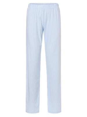 Mey Damskie spodnie od piżamy Kobiety niebieski|biały w paski,