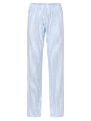 Mey Damskie spodnie od piżamy Kobiety niebieski|biały w paski,