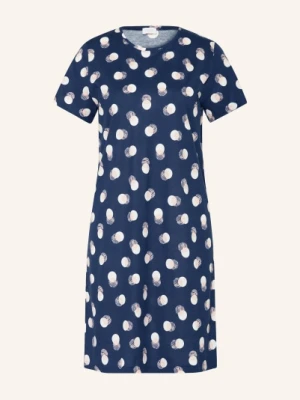 Mey Koszula Nocna Z Serii Scribbled Dots blau