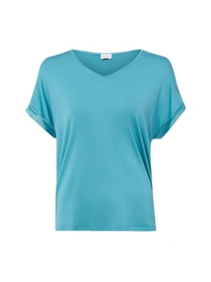 Mey Koszulka damska Kobiety Modal niebieski jednolity,