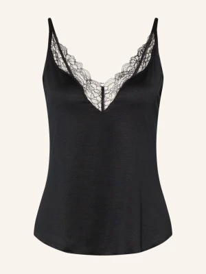 Mey Koszulka Nocna Z Serii Pure Shine Lace schwarz CZARNY