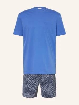 Mey Krótka Piżama Z Serii Blue Chains blau