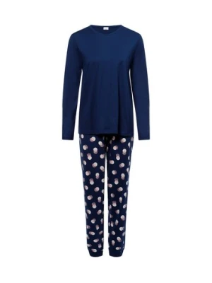 Mey Piżama damska Kobiety Bawełna niebieski wzorzysty,