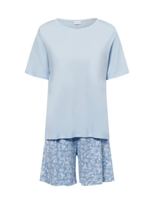 Mey Piżama damska Kobiety Bawełna niebieski wzorzysty,