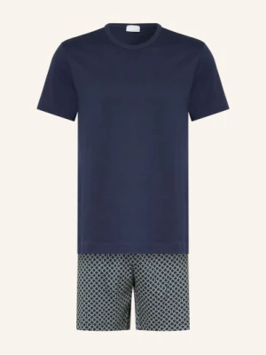 Mey Piżama Typu Shorty Z Serii Curves blau