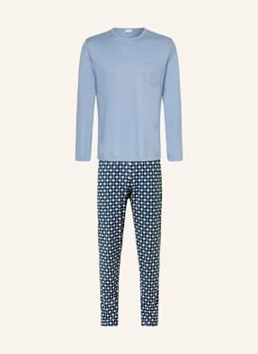 Mey Piżama Z Serii Classic Blue Tie blau