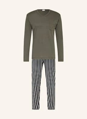 Mey Piżama Z Serii Rough Stripes grau