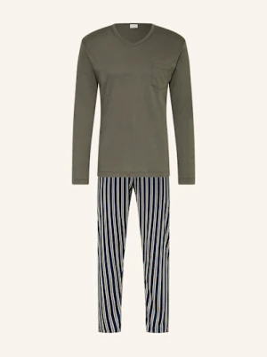 Mey Piżama Z Serii Rough Stripes grau