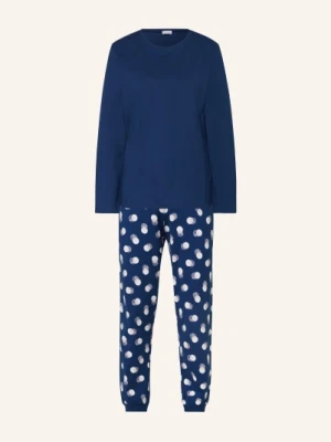 Mey Piżama Z Serii Scribbled Dots blau