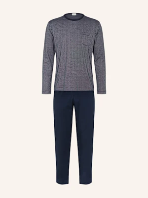 Mey Piżama Z Serii Struktur blau