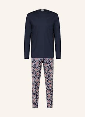 Mey Piżama Z Serii Winter Paisley blau