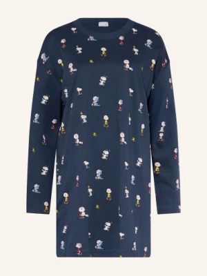 Mey Seria Koszul Nocnych Mey X Peanuts blau