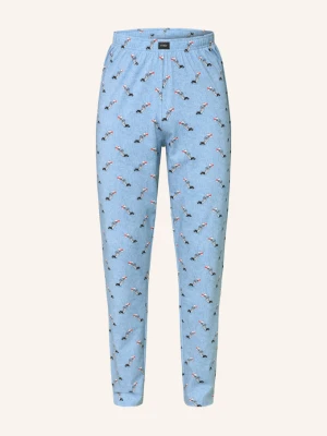 Mey Spodnie Do Spania Z Serii Mey × Loriot blau beżowy