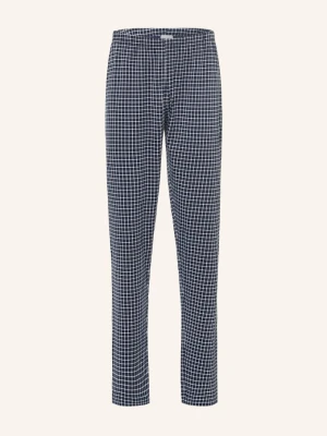 Mey Spodnie Do Spania Z Serii White Check blau