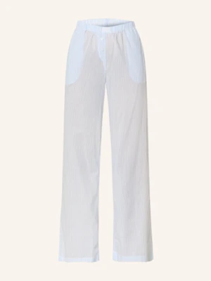 Mey Spodnie Od Piżamy Z Serii Cotton Stripes blau
