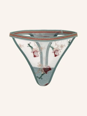 Mey Stringi Z Serii Poetry Zap Zarapp Z Błyszczącą Przędzą gruen