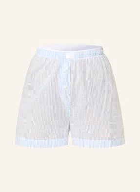 Mey Szorty Od Piżamy Z Serii Cotton Stripes blau
