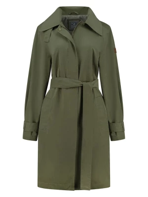 MGO leisure wear Płaszcz przeciwdeszczowy "Pippa" w kolorze oliwkowym rozmiar: XL