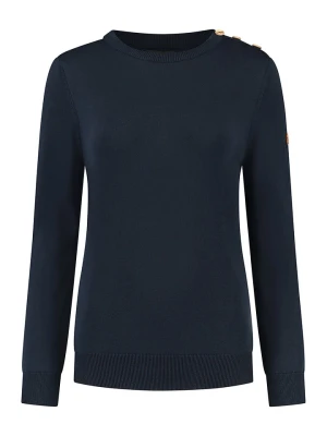MGO leisure wear Sweter "Vadstena" w kolorze granatowym rozmiar: L