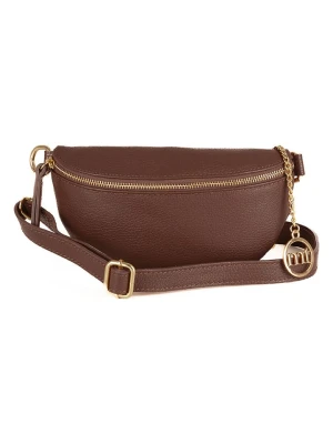 Mia Tomazzi Skórzana saszetka "Perugino" w kolorze brązowym - 23 x 13 x 2 cm rozmiar: onesize