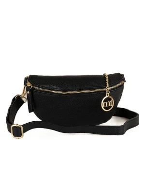 Mia Tomazzi Skórzana saszetka "Perugino" w kolorze czarnym - 23 x 13 x 2 cm rozmiar: onesize