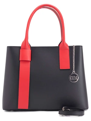 Mia Tomazzi Skórzana torebka "Argonne" w kolorze czarnym - 33 x 25 x 14 cm rozmiar: onesize