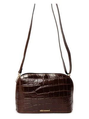 Mia Tomazzi Skórzana torebka "Avancinio" w kolorze brązowym - 24 x 17 x 9 cm rozmiar: onesize