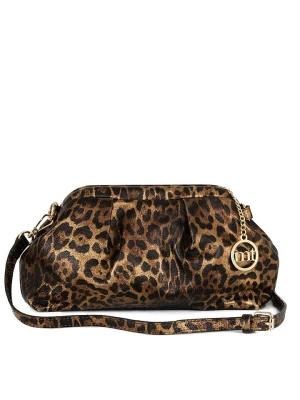 Mia Tomazzi Skórzana torebka "Bainsizza" w kolorze brązowym - 30 x 17 x 10 cm rozmiar: onesize