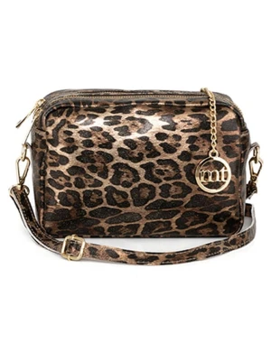 Mia Tomazzi Skórzana torebka "Caltanissetta" w kolorze brązowym - 22 x 15 x 10 cm rozmiar: onesize