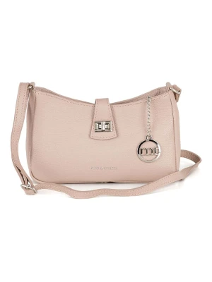 Mia Tomazzi Skórzana torebka "Cuneo" w kolorze jasnoróżowym - 23 x 13 x 7 cm rozmiar: onesize